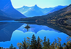 st mary lake glacier national park montana landscape mountain range